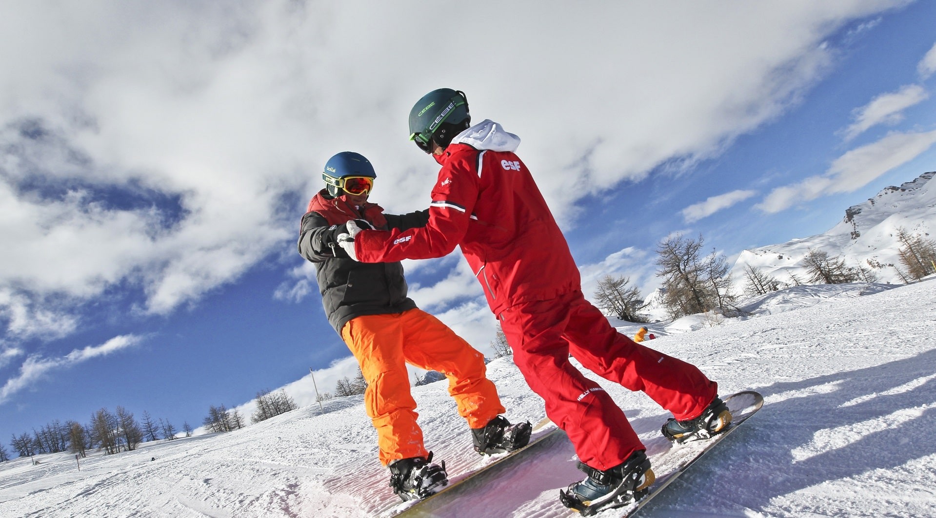 Snowboarding lessons Beginners to Snow 2 (Easter holidays) French Ski