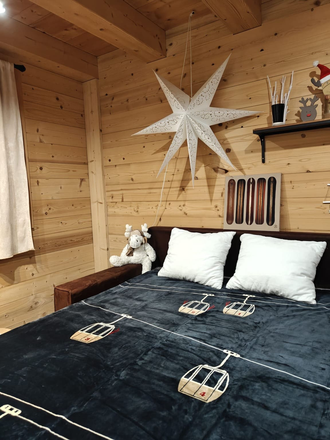 Etoile du Nant, Sofa bed in the living-room, La Chapelle d'Abondance Portes du Soleil