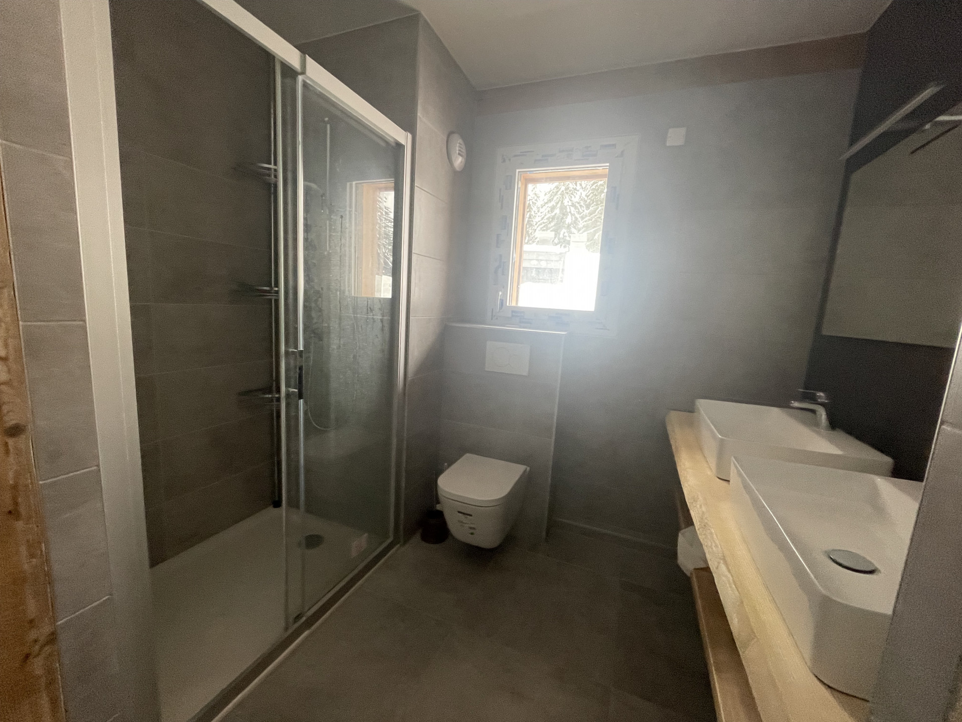 Les Lodges de Celestin - bathroom with shower - Châtel Les Portes du Soleil