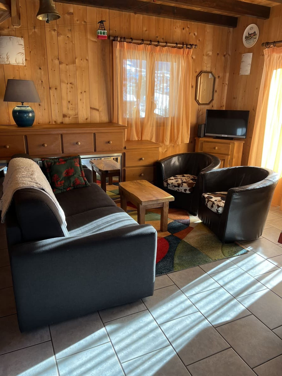 Location chalet La Fouine, Châtel, Séjour