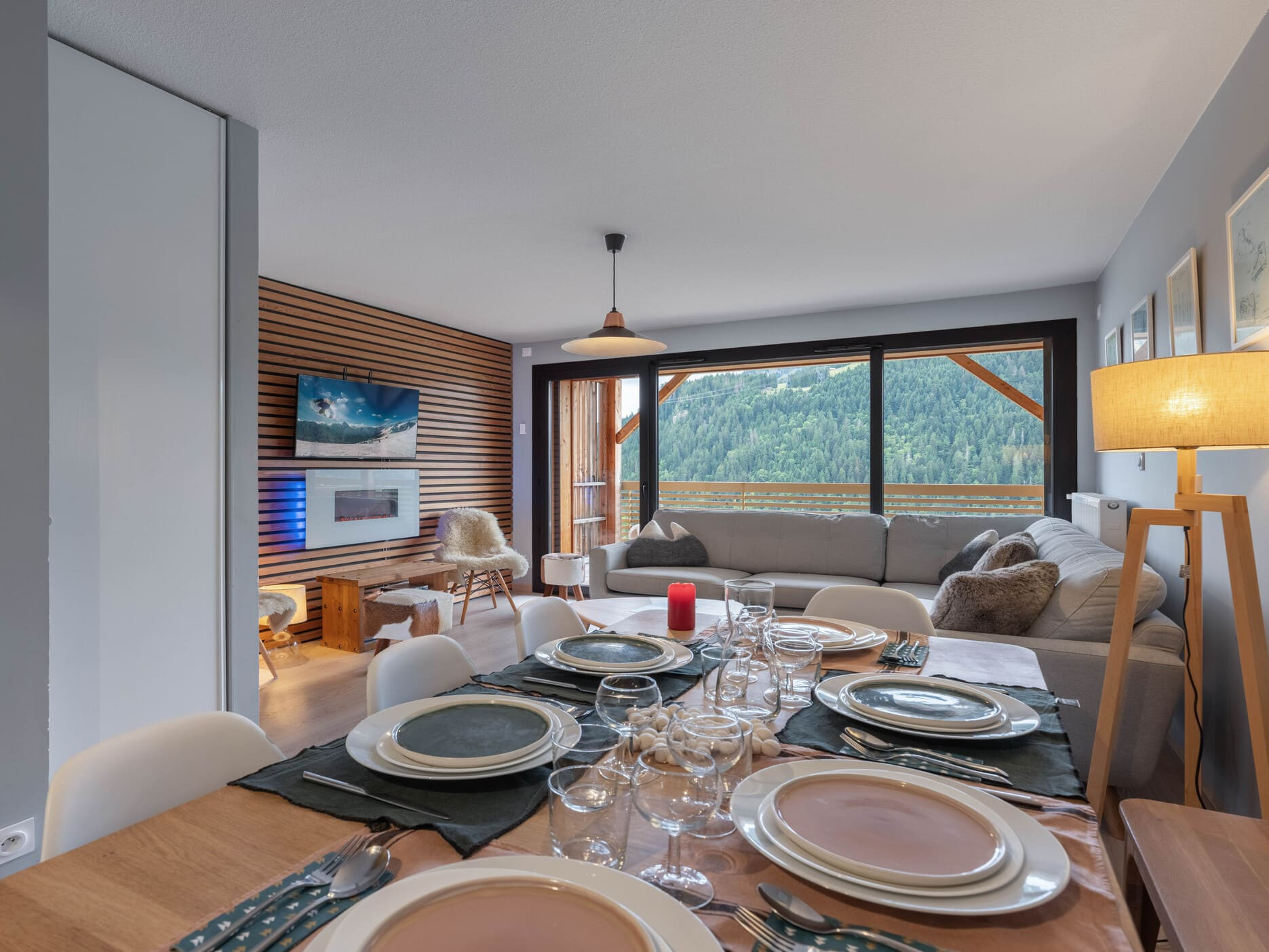 Residence 360, Apartment 16, Chatel, Living room, Family getaway