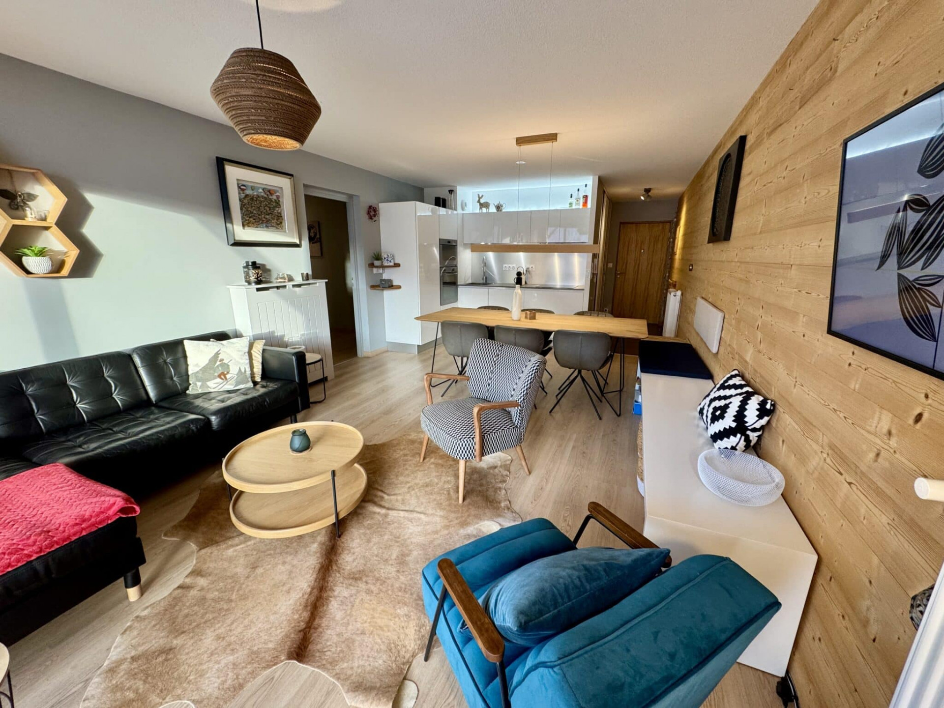 Résidence 360, appartement 19, salon, Châtel Réservation