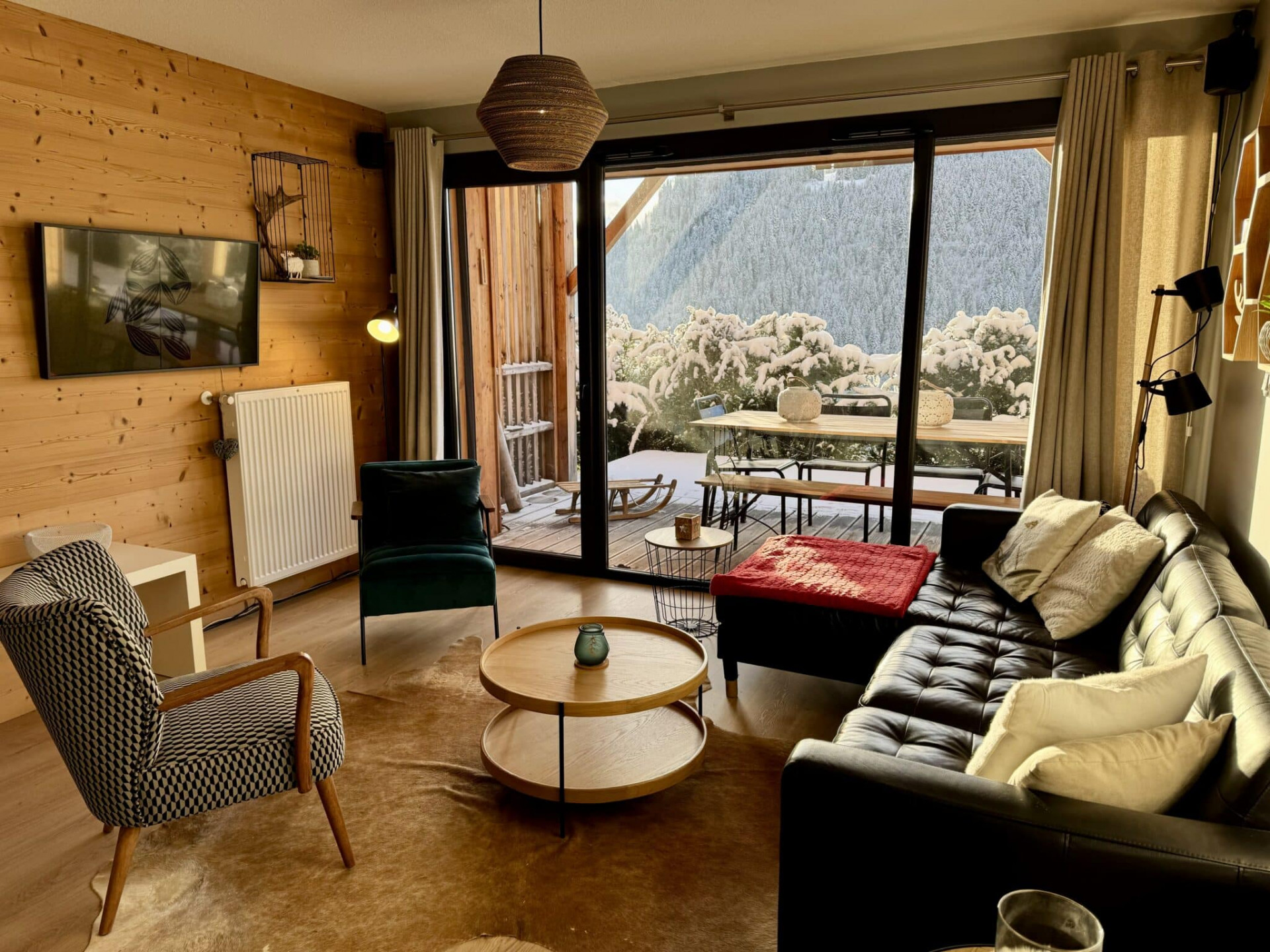 Résidence 360, appartement 19, salon, Châtel Vallée d'Abondance