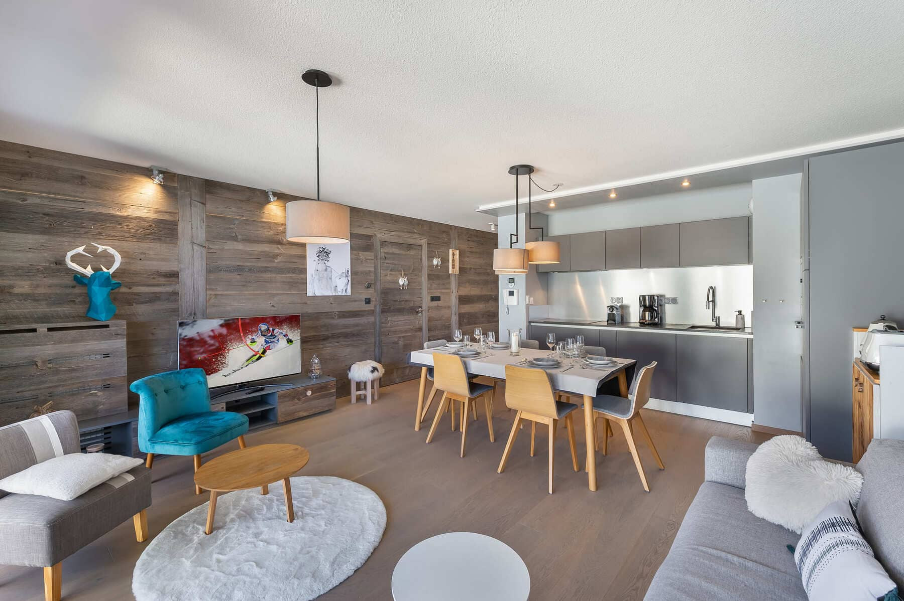 Résidence 360, Appartement n°18, Séjour, Châtel Location été
