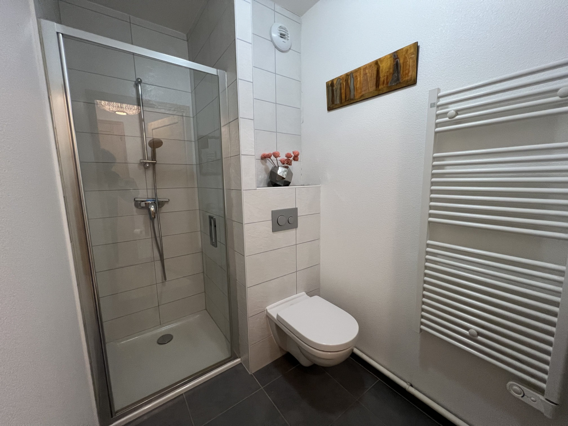 4 Elements Residence, Building A, Apartment 14, Shower Room and Toilet, Châtel Mountain Ski Resort