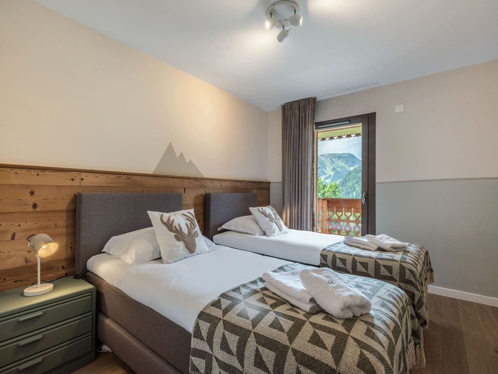 Résidence ALCHIMIE, apartment 11B, twin room, Châtel Vallée d'Abondance