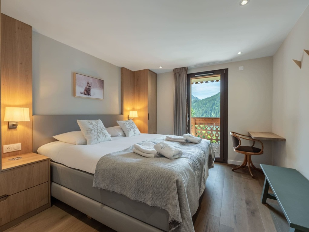 Residence ALCHIMIE, apartment 11B, double room, Châtel Tourisme vacances famille montagne