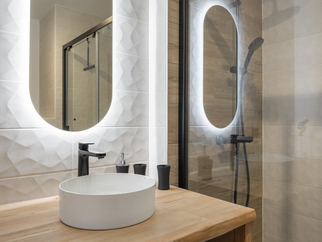 Apartment block Art Mony, Apartment 203, Chatel, Shower room, Destination Chatel Apartment block Art Mony, Apartment 203, Chatel, Shower room, Destination Chatel