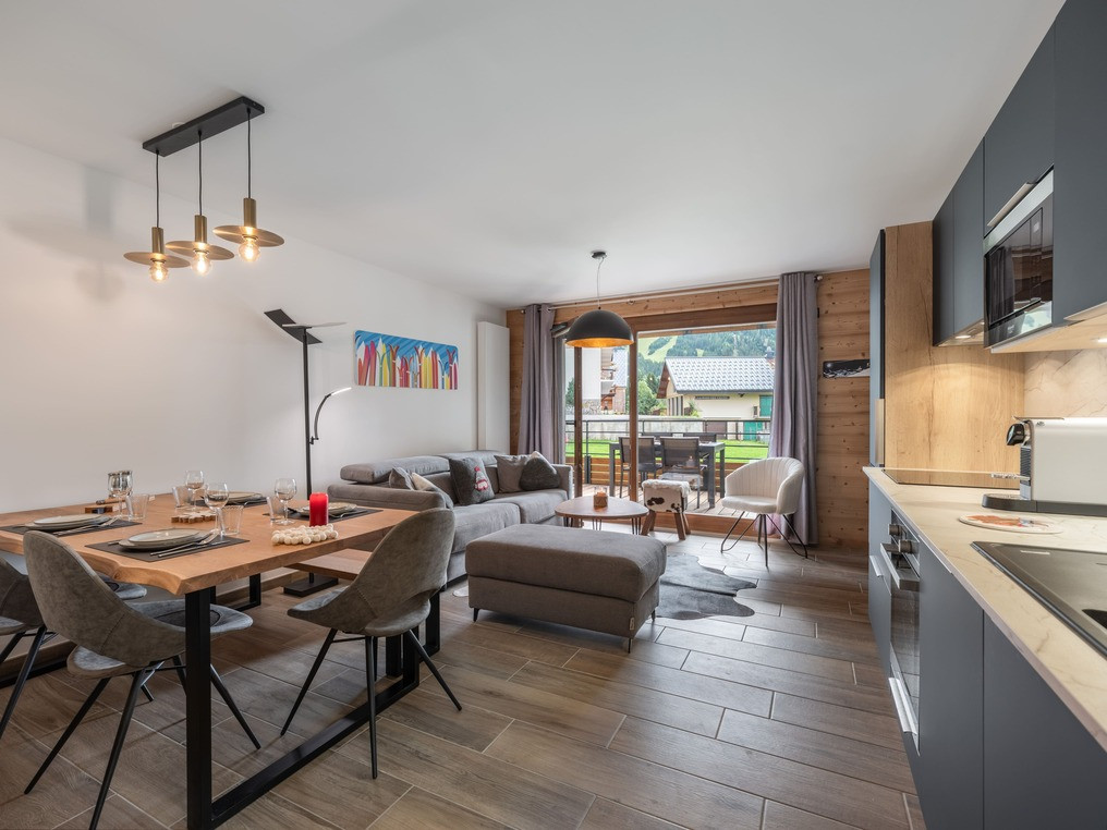 Apartment block Art Mony, Apartment 203, Chatel, Living room, Family gateway Apartment block Art Mony, Apartment 203, Chatel, Living room, Family gateway