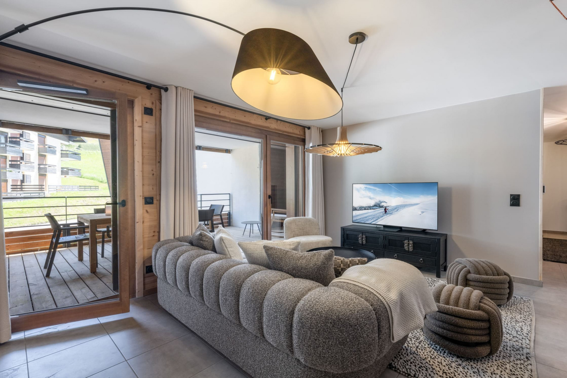 Art Mony Residence, Apartment 209, Châtel, Living Room, Fondue with Friends Art Mony Residence, Apartment 209, Châtel, Living Room, Fondue with Friends
