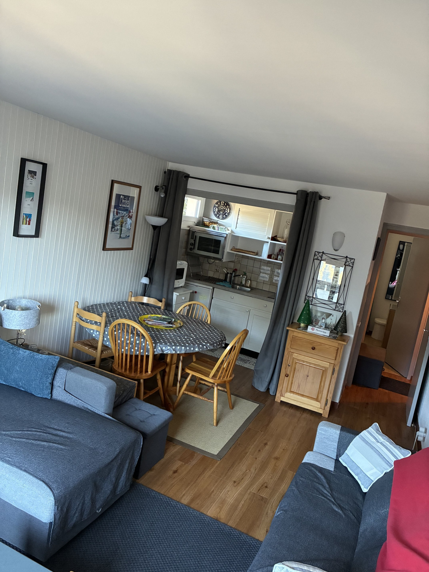 Caribou Residence, Apartment 7, Living Room, Châtel 74390