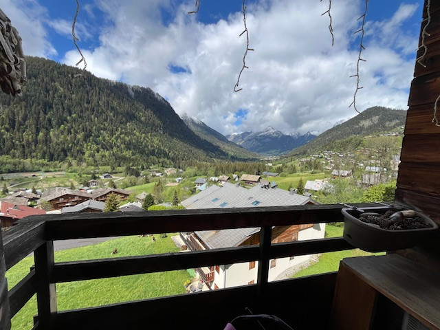 Résidence Chambron, Appartement n°4D, Vue balcon, Châtel Haute-Savoie