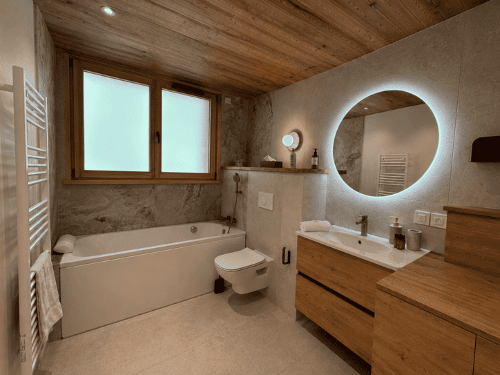 Residence Etoile du Linga, Apartement 22A, Bathroom, Portes du Soleil Residence Etoile du Linga, Apartement 22A, Bathroom, Portes du Soleil