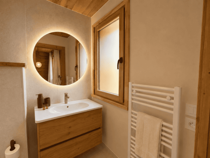 Residence Etoile du Linga, Apartement 22A, Bathroom, Abondance Valley Residence Etoile du Linga, Apartement 22A, Bathroom, Abondance Valley