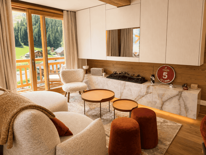 Residence Etoile du Linga, Apartement 22A, Living room, Family holiday Residence Etoile du Linga, Apartement 22A, Living room, Family holiday
