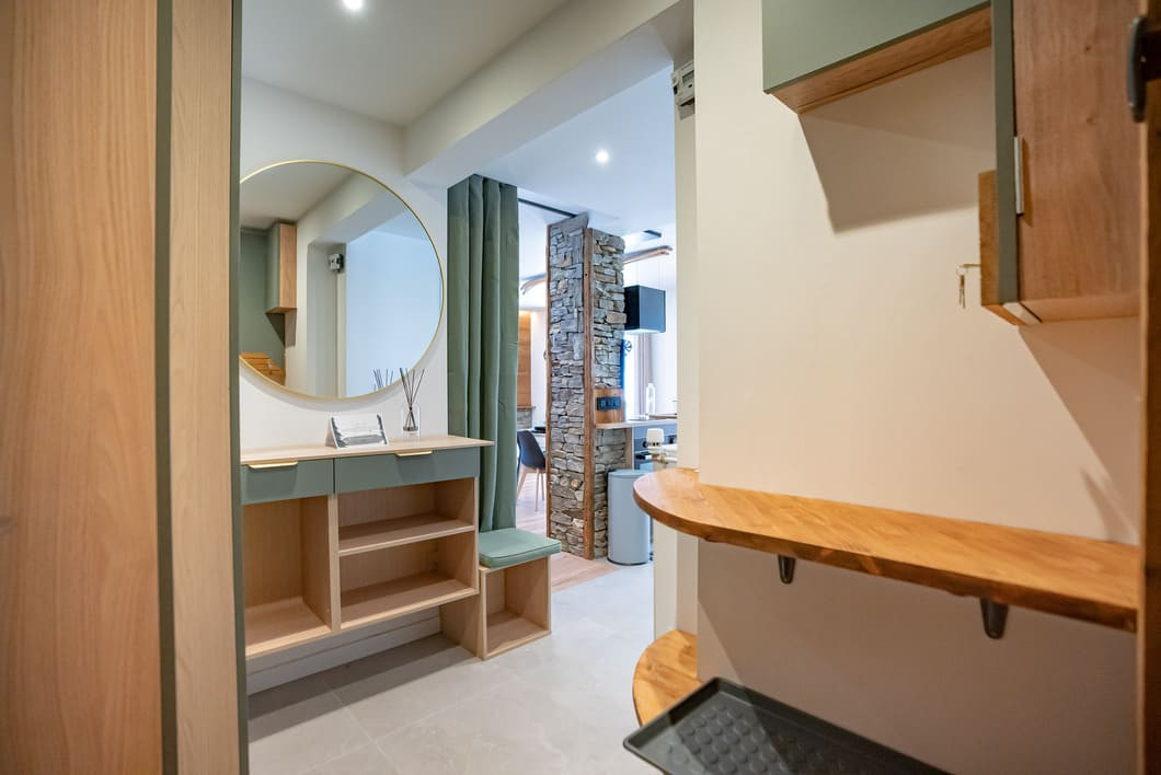 Residence Grand Tetras, Apartment 203, Chatel, Entrance, Haute Savoie