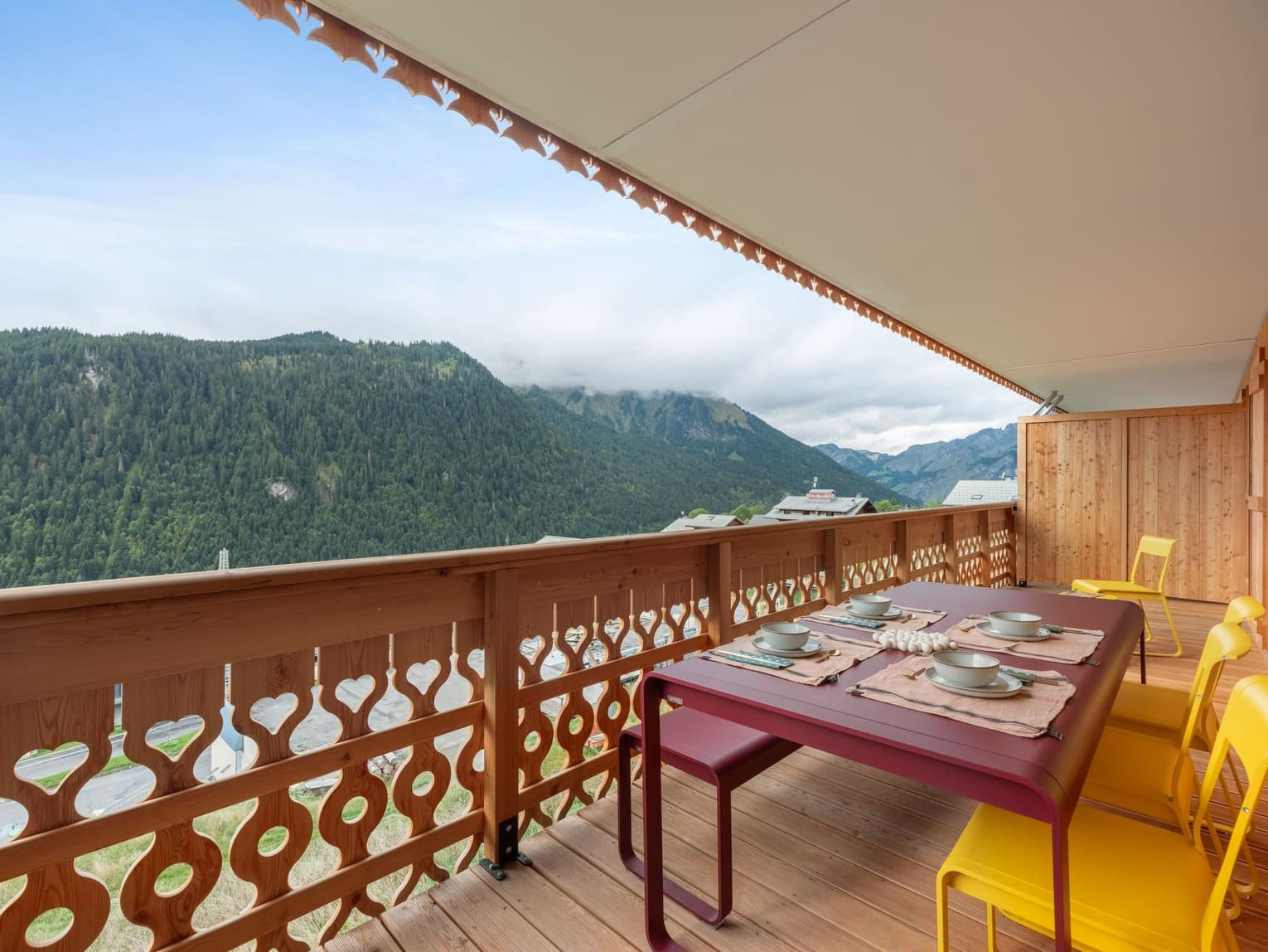 Résidence l'Alchimie, Appartement 22B, Châtel, Balcon, Eté soleil
