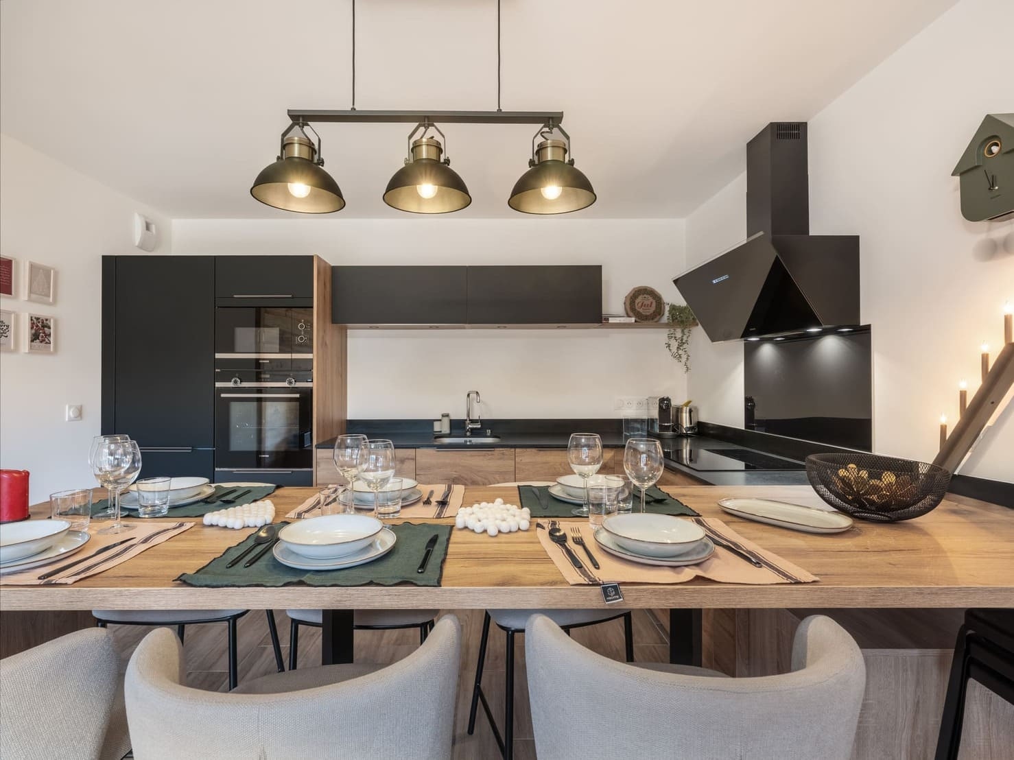 Residence l'Alchimie, Apartment 22B, Chatel, Living room, French Alps