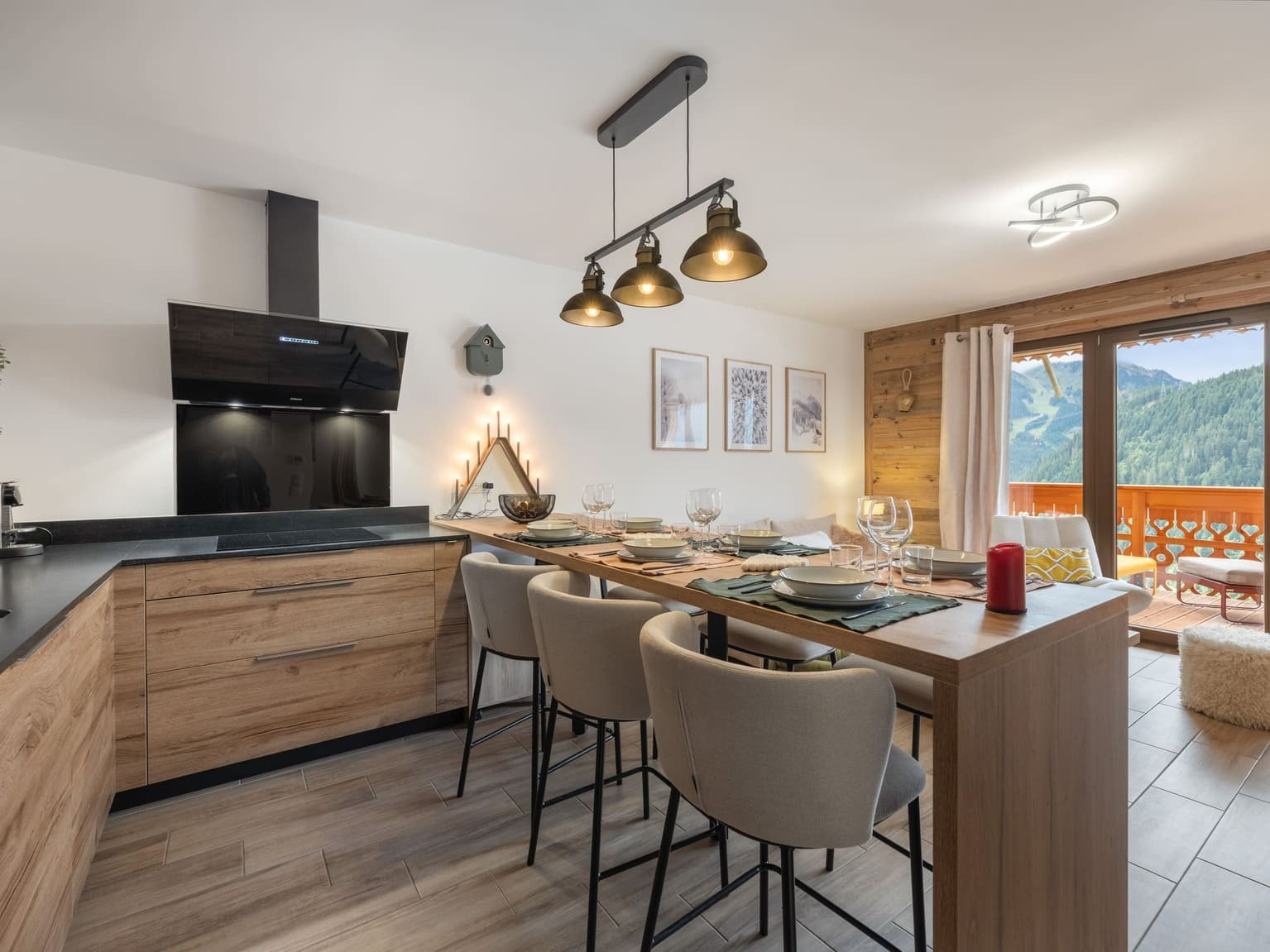 Residence l'Alchimie, Apartment 22B, Chatel, Living room, Ski passes