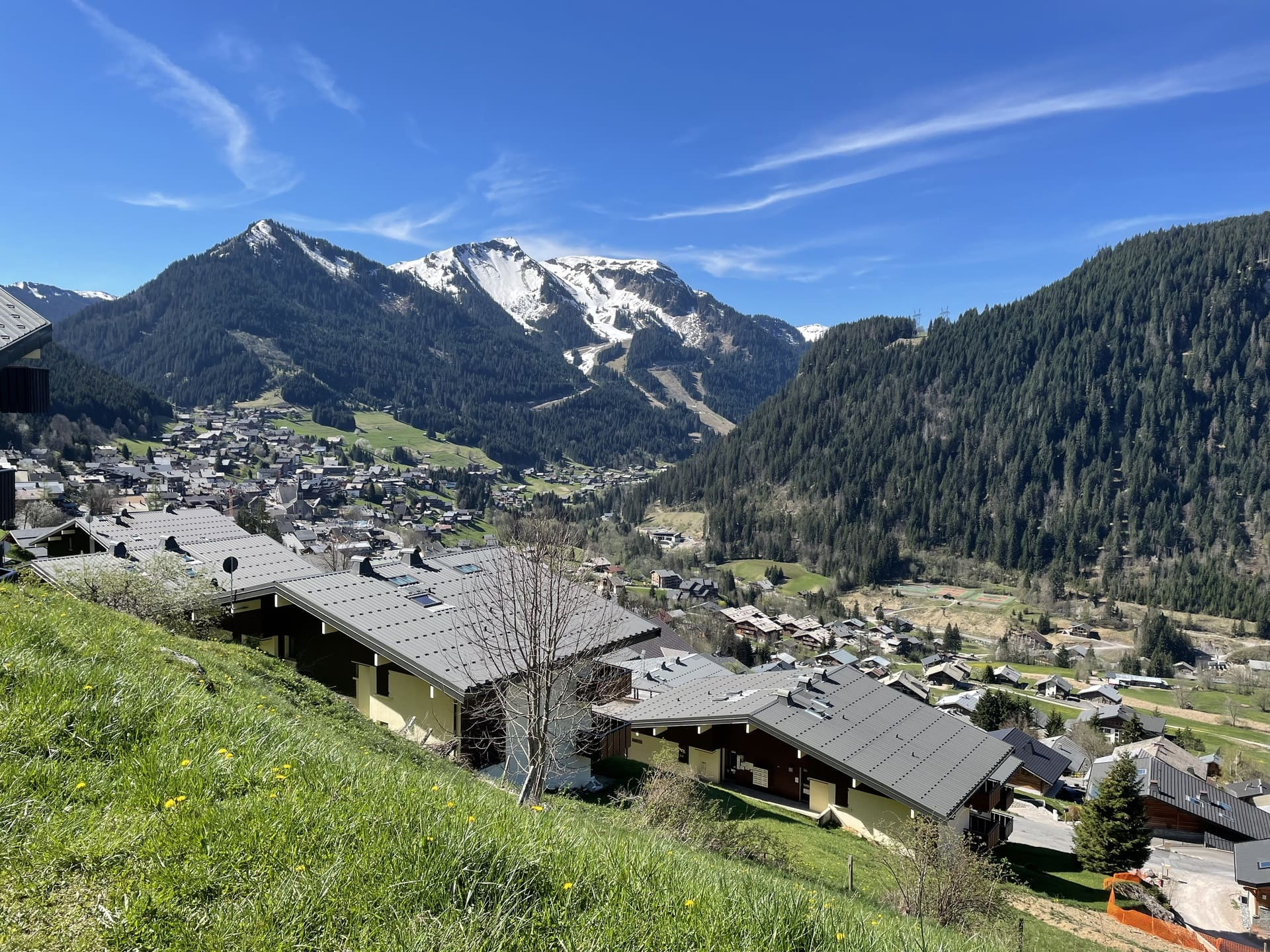 Residence l'Alpage, Apartment 2E, Châtel, View from the terrace, Calm and nature 74