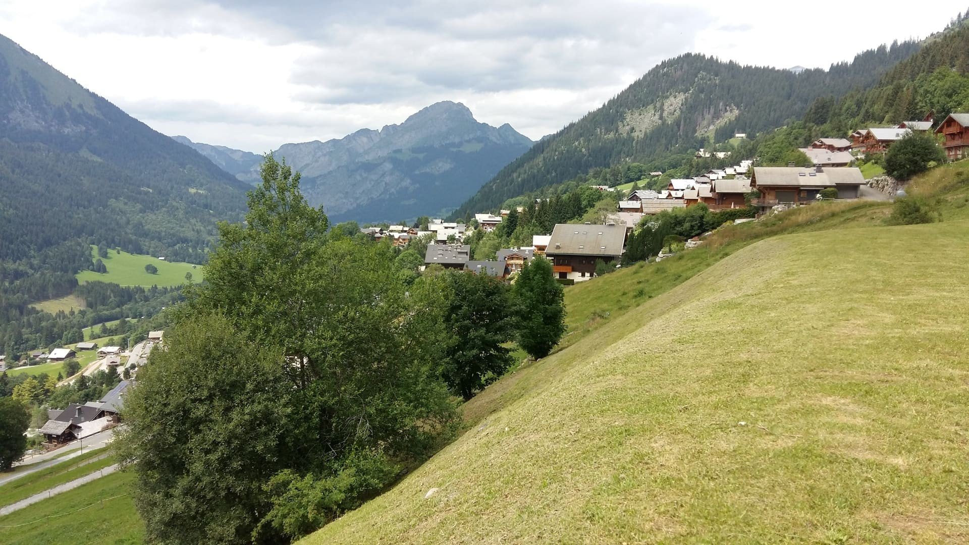 Residence l'Alpage, Apartment 2E, Châtel, View from the terrace, Ski lift 74