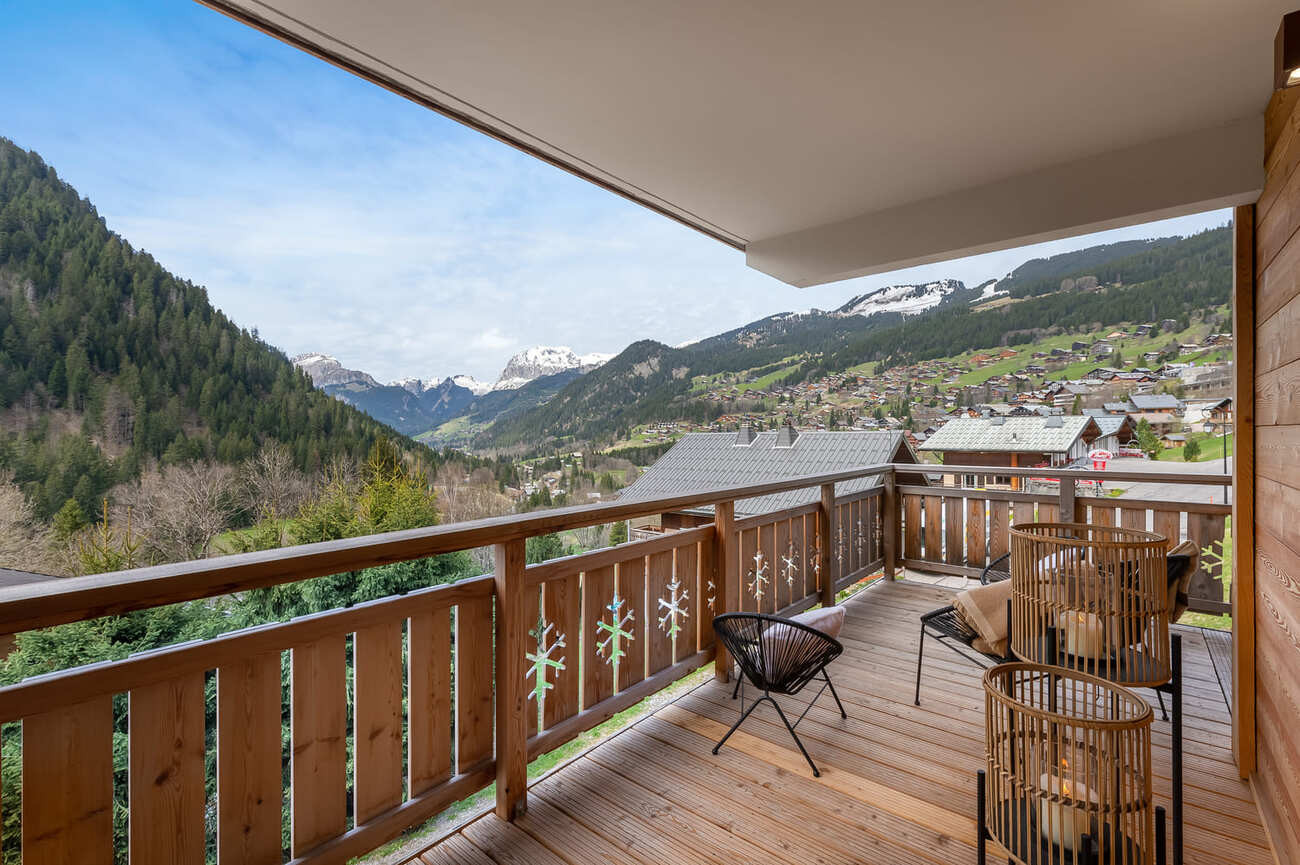 Residence l'Alpujarra, apartment 303, Terrace with mountain view, Châtel