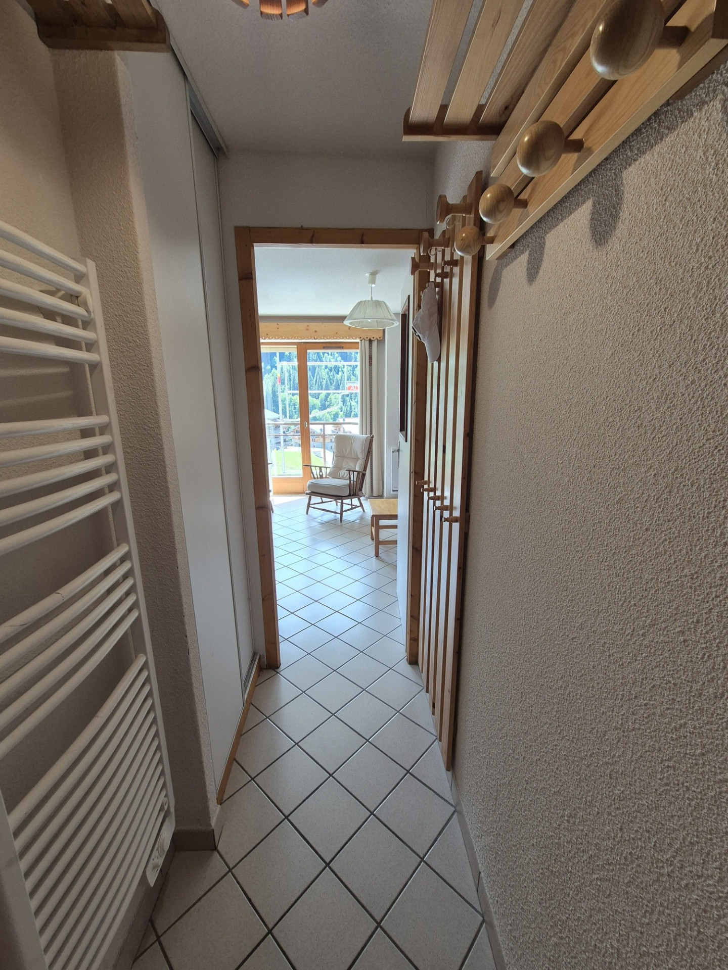 Le Chamois - Les Jonquilles Apartment Complex, hallway, Châtel, Haute-Savoie