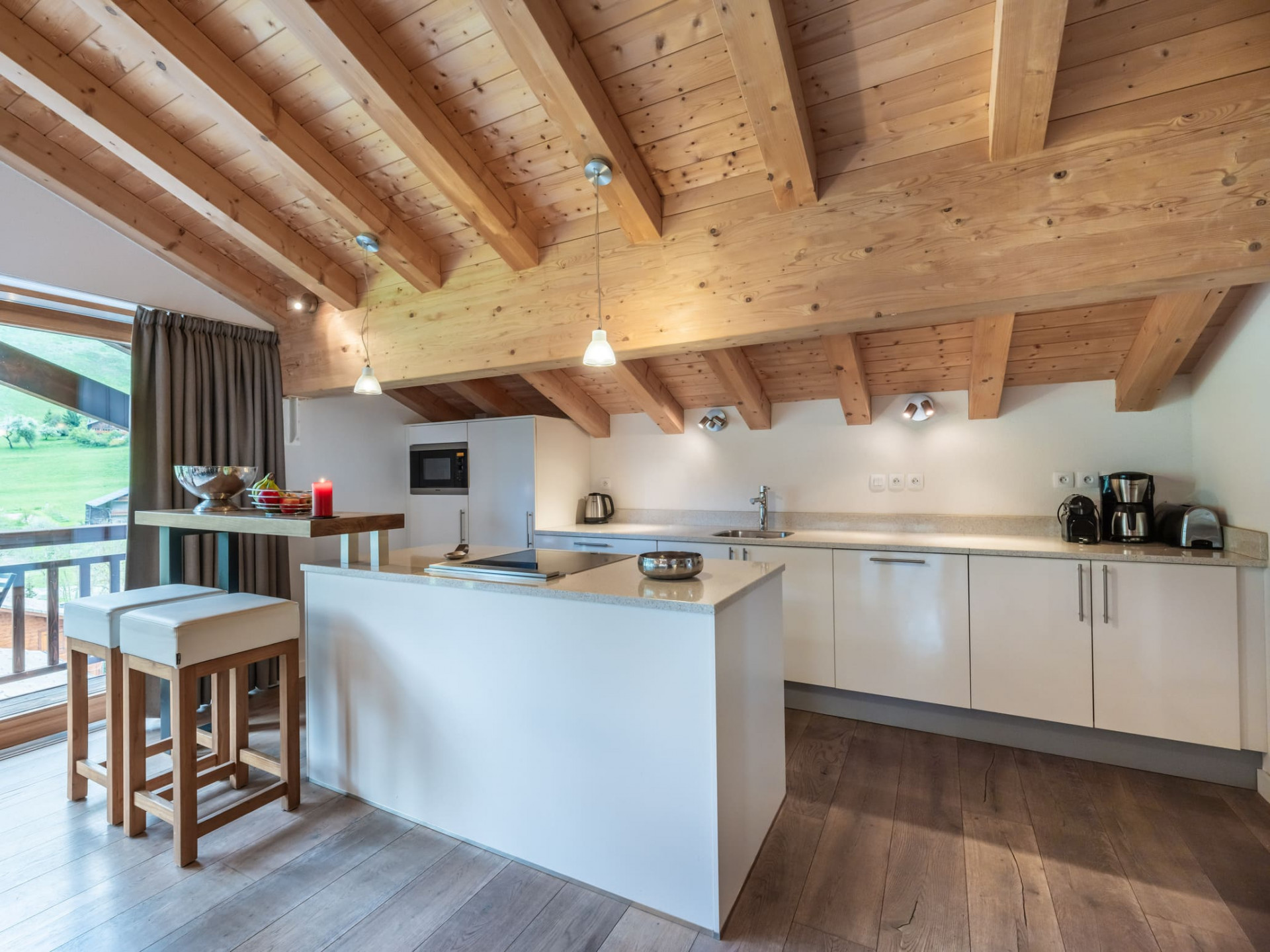 Residence Le Mont Blanc - Oasis, Apartment 07A, La Chapelle d'Abondance, Kitchen, Ski resort Chatel