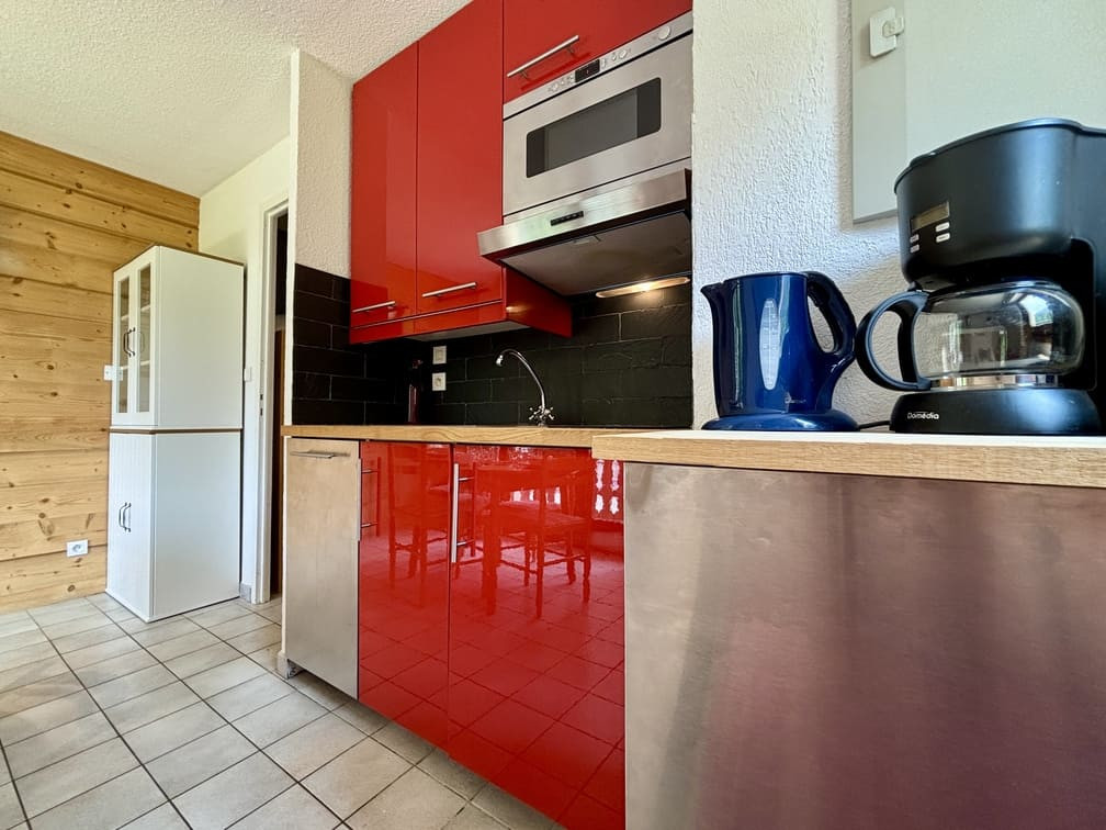 Residence Les Avenières, Apartment 8A, Chatel, Kitchen, Portes du soleil