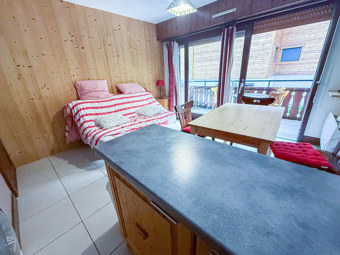Résidence Les Covillets, Cuisine et séjour, Châtel Vacances au ski