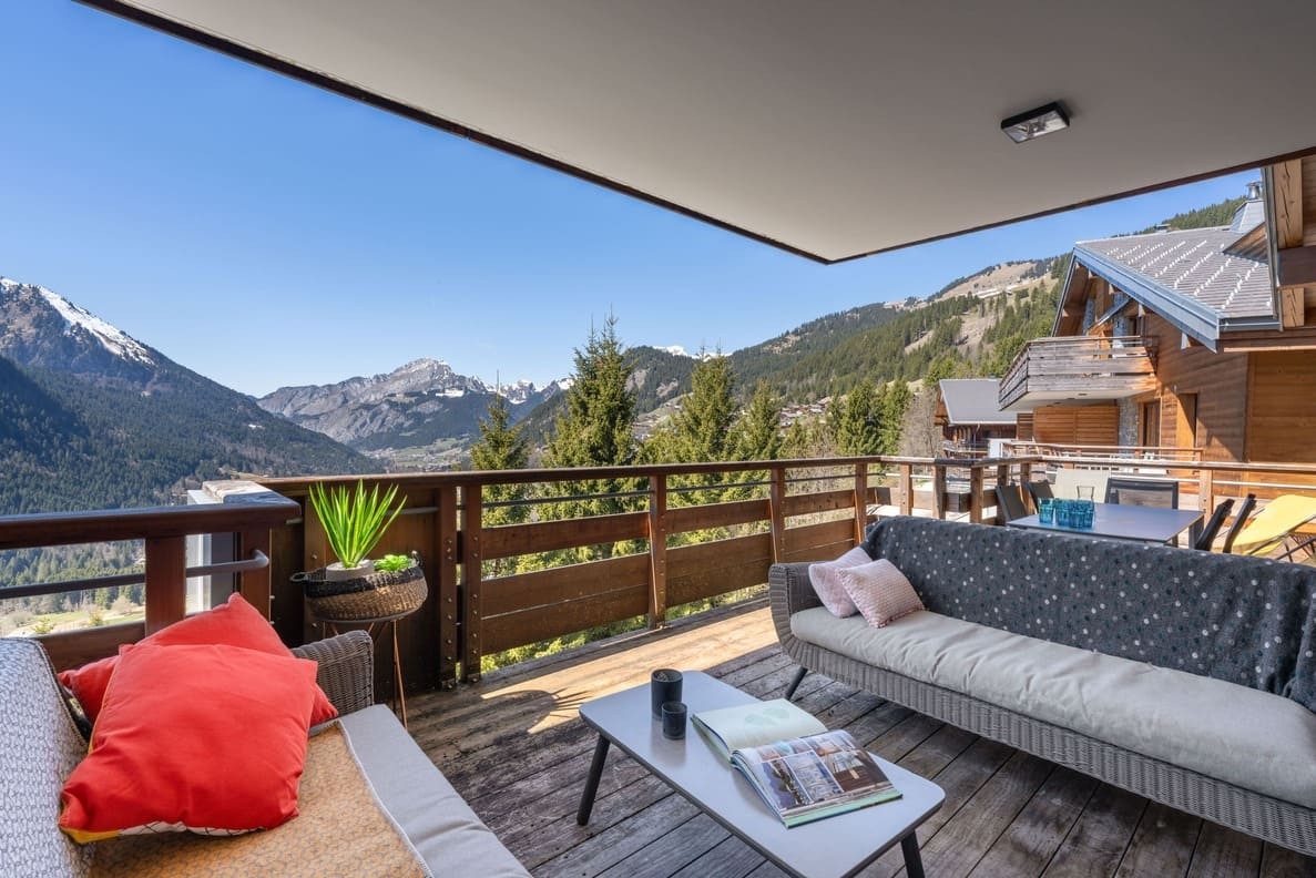 Residence The Flambeaux, Châtel, Balcony with mountain view, Wellness stay