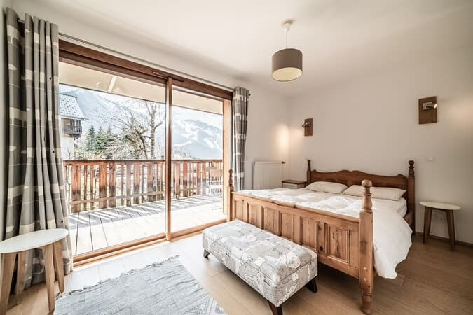Résidence Les Loges Blanches, chambre double avec terrasse, Châtel Portes du Soleil