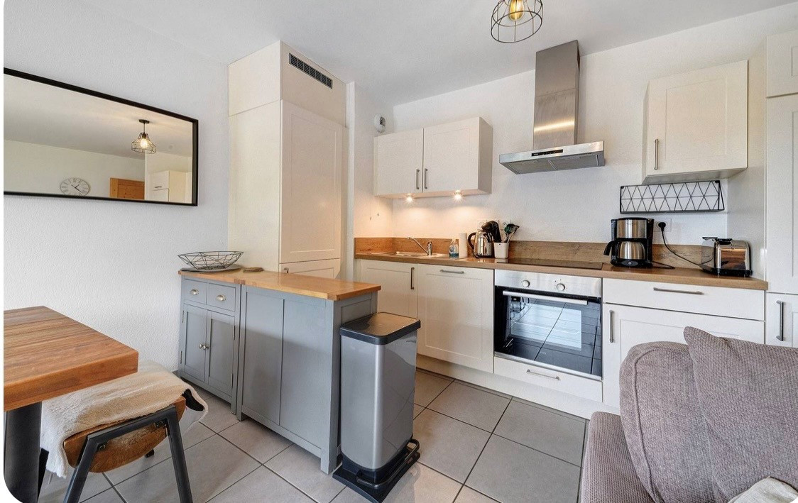 Residence Les Loges Blanches, Open Kitchen, Chatel Portes du soleil