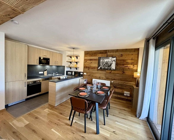 Résidence Les Soldanelles, appartement 07, cuisine, Châtel Les Portes du Soleil
