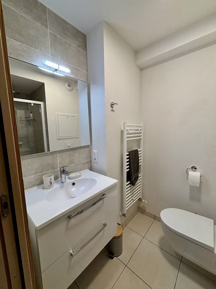 Résidence Les Soldanelles, appartement 07, salle de douche, Châtel Les Portes du Soleil