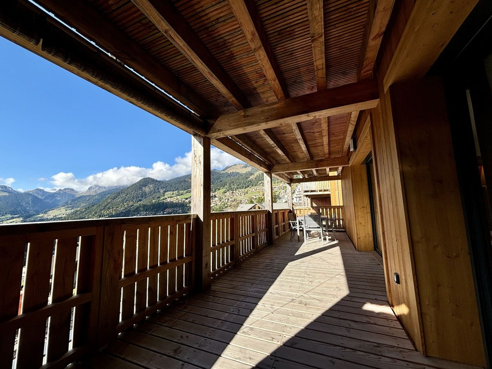 Résidence Les Soldanelles, appartement 07, terrasse, Châtel Fromage Abondance