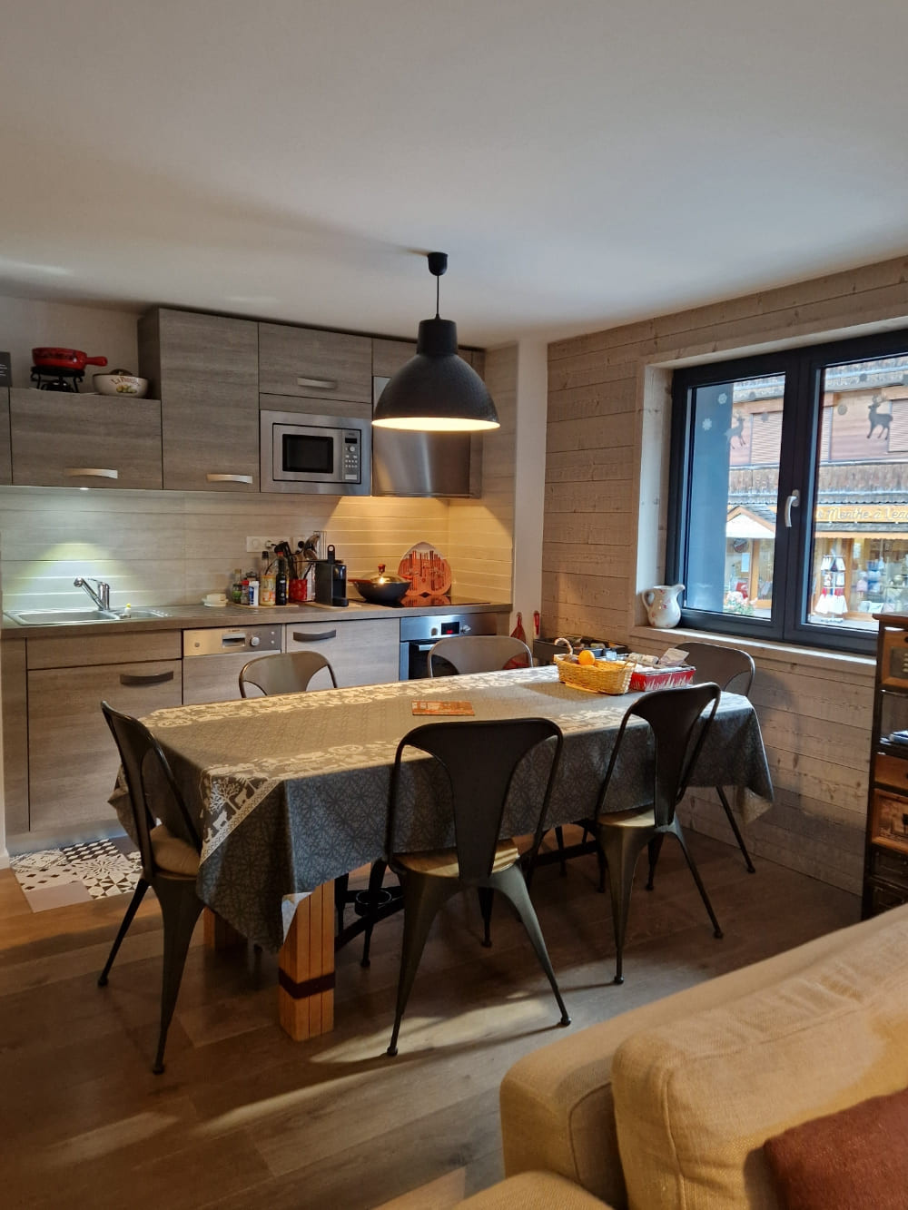 Résidence Les Soldanelles, Appartement 12, cuisine, Châtel Haute-Savoie