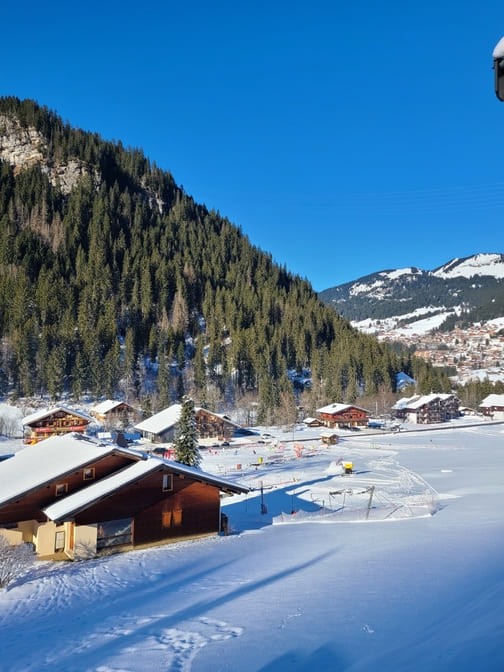 Residence Les Tyroliens, Apartment 12A, Chatel, View, Winter mountain