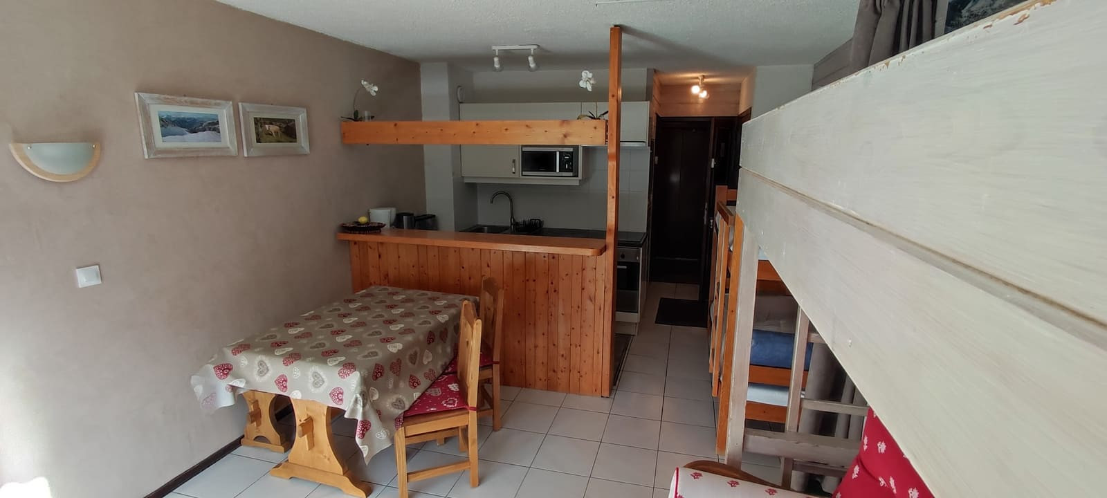 Résidence Moulin, Appartement 180 A, Séjour, Châtel Vacances au ski