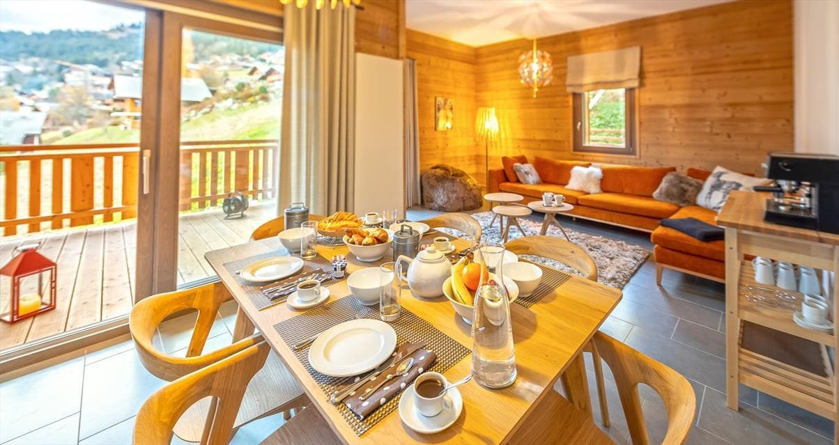 Residence O'rouge apartment A204, Chatel, Living room, Family holiday Residence O'rouge apartment A204, Chatel, Living room, Family holiday