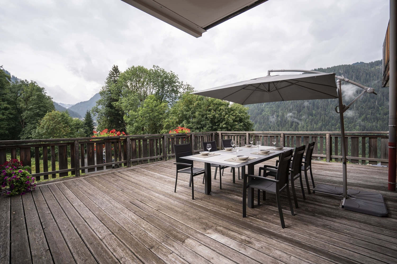 Residence O Rouge, apartment B1, terrace, Châtel Vallée d'Abondance