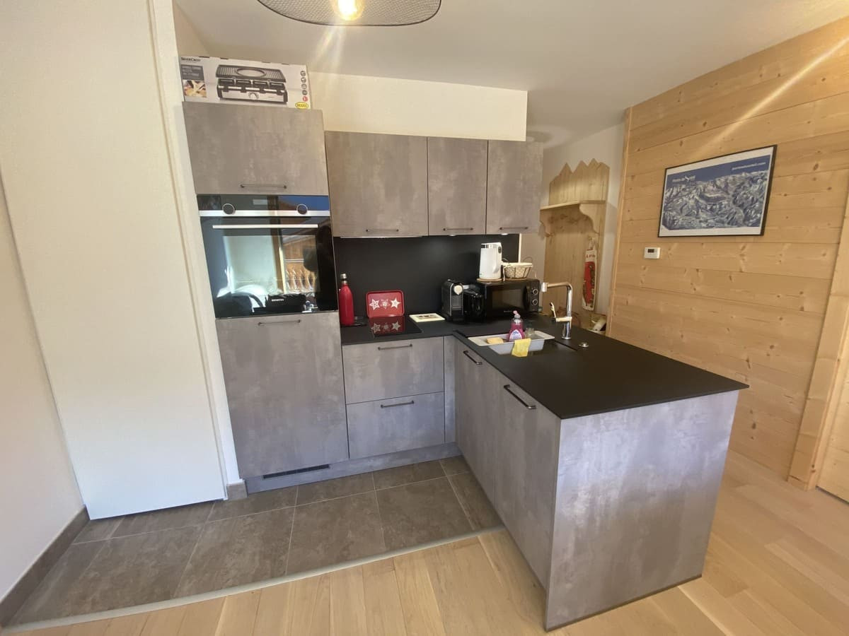 Résidence Perles de Savoie, Appartement C403, Cuisine, Châtel