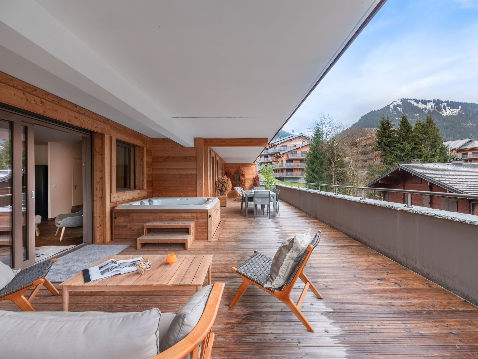 Résidence Quintessence Apt 102 A, Terrace, Châtel Holiday
