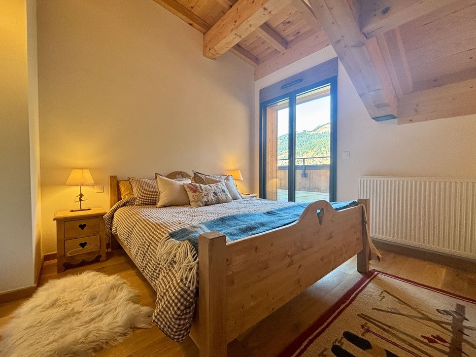 Résidence Soldanelles, appartement 15 A, chambre double, Châtel Vallée d'Abondance  Résidence Soldanelles, appartement 15 A, chambre double, Châtel Vallée d'Abondance