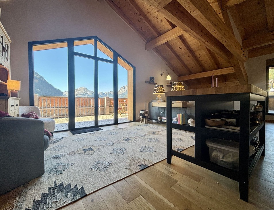 Résidence Soldanelles, appartement 15 A, salon, Châtel vacances ski neige famille Résidence Soldanelles, appartement 15 A, salon, Châtel vacances ski neige famille