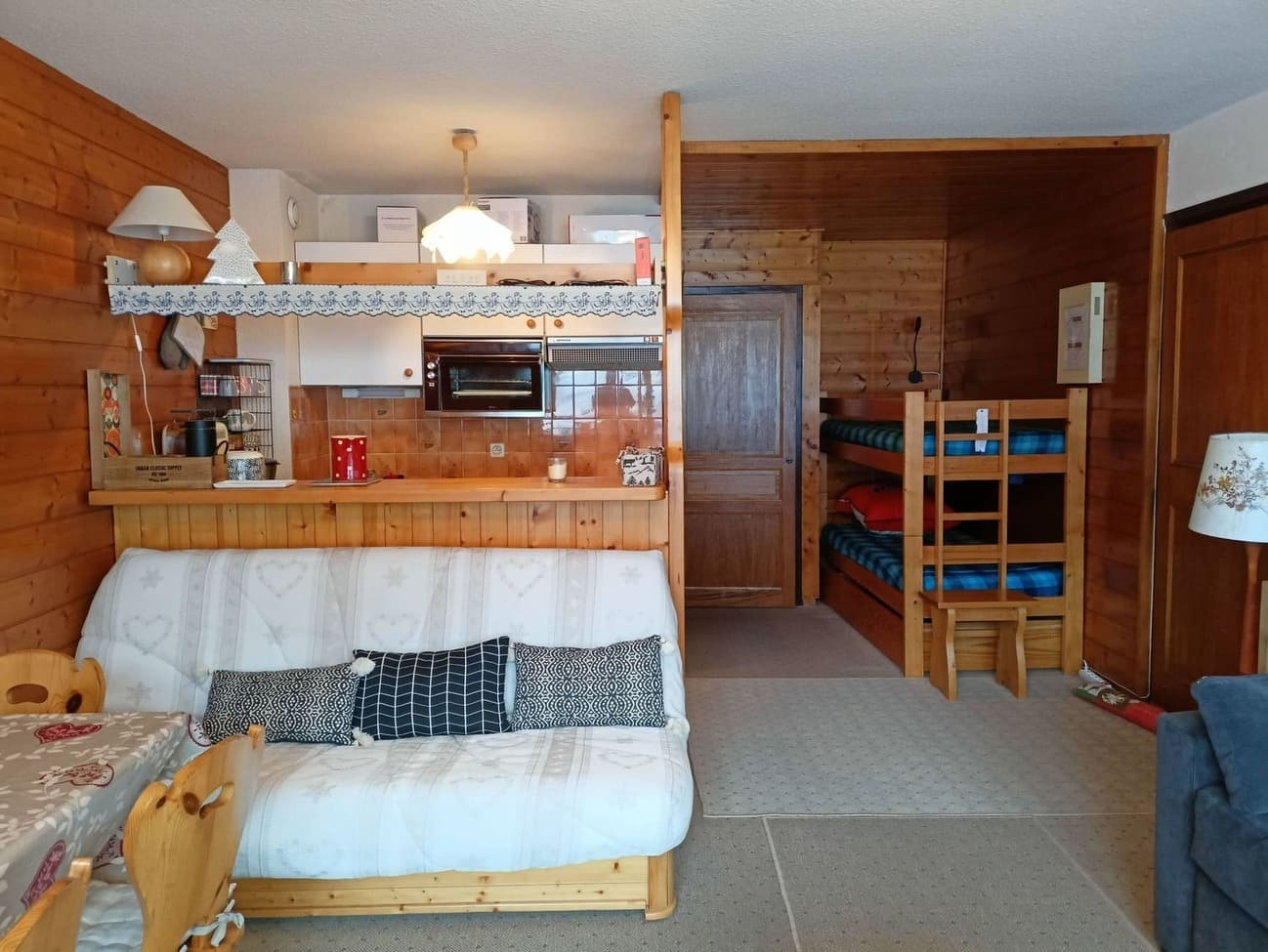 Residence Sylvia, Apartment 46, Chatel, Living room, Chatel Reservation