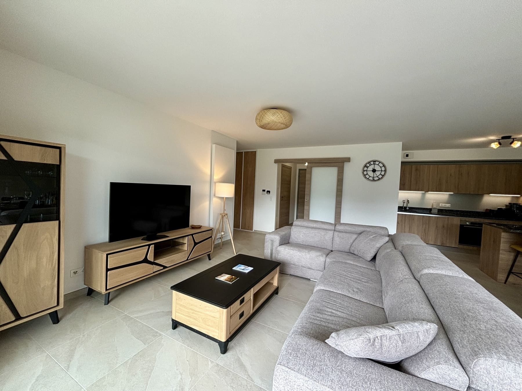 Résidence Thélème, Appartement 202, Living room, Châtel Holiday Rental