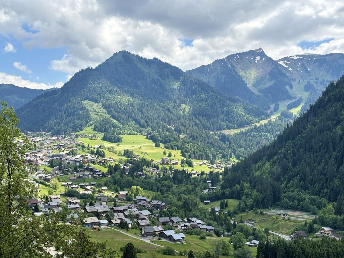 Résidence Thélème, Appartement 202, view from the terrace, Petit Châtel