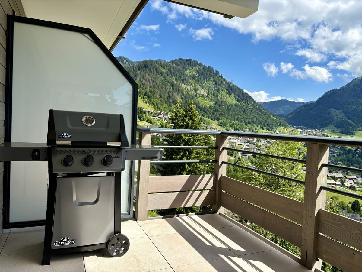 Résidence Thélème, Appartement 303, Terrace with bbq, Châtel