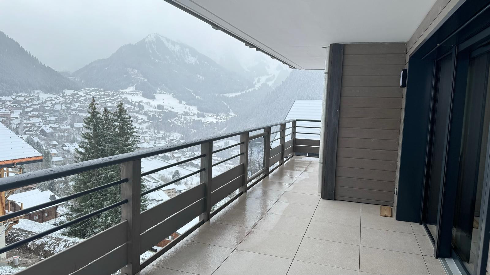 Residence Theleme, Apartment 501, View from the balcony, Petit Châtel
